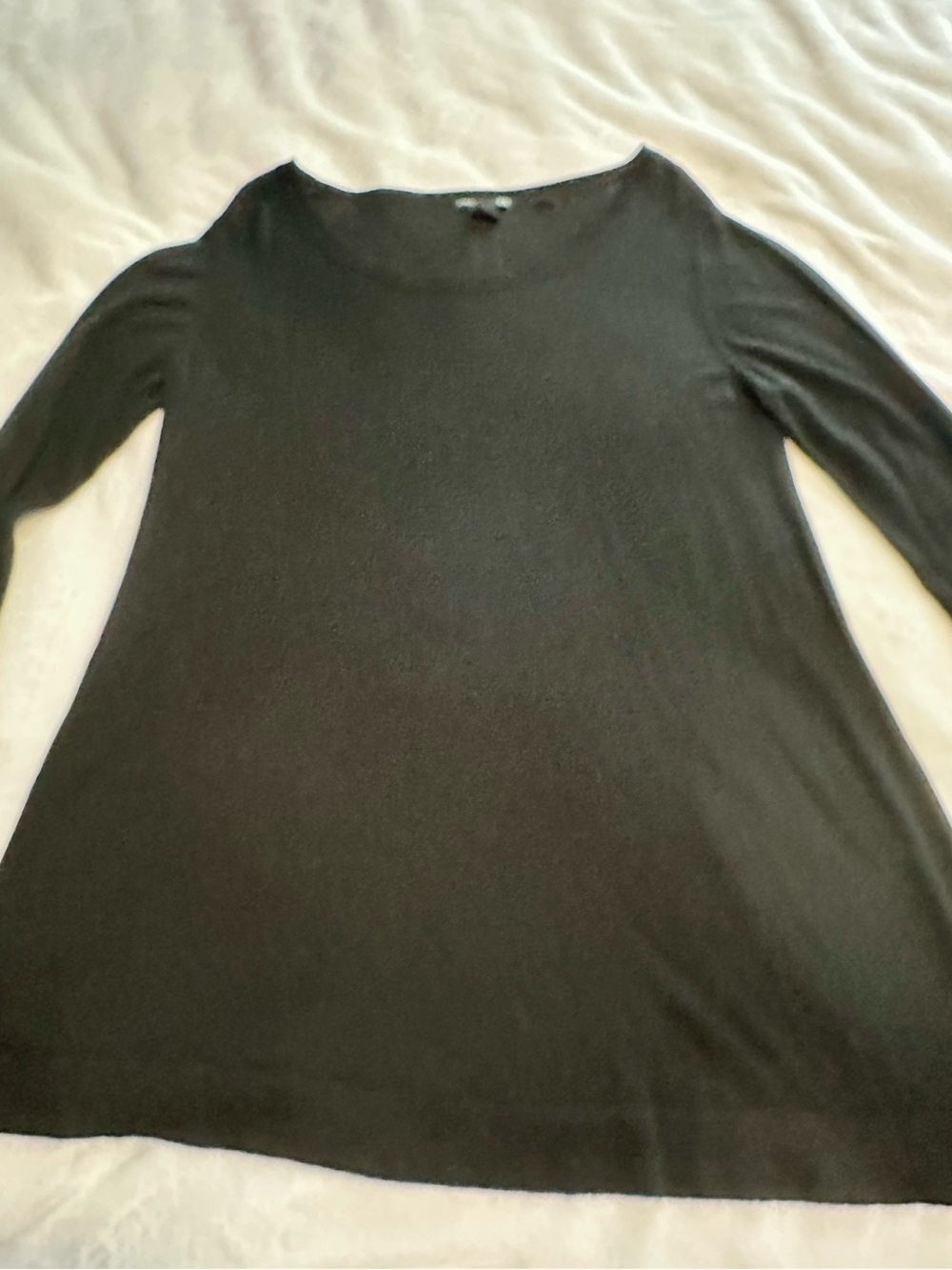 H&M Maternity Black Wide Scoop Neck Long Sleeve Sweater